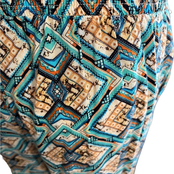 I.N. San Francisco Multi-colored Palazzo Pants Size L with Pockets - Picture 6 of 6